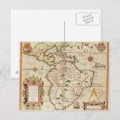 Karte von Mittel- und Südamerika (Vorne/Hinten)