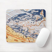 Karte von Mitteleuropa, 1486 Mousepad (Mit Mouse)