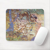 Karte von Mitteleuropa Mousepad (Mit Mouse)