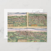 Karte von Montpellier, Tours und Poitiers, von 'Ci (Vorne/Hinten)