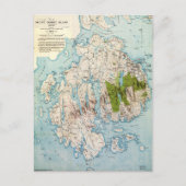 Karte von Mount Desert Island, Maine (1917) (Vorderseite)