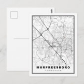 Karte von Murfreesboro (Vorne/Hinten)
