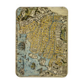 Karte von Nagasaki Magnet (Vertikal)