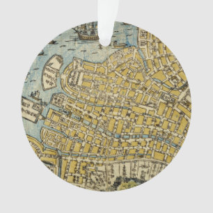 Karte von Nagasaki Ornament