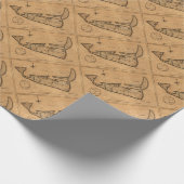 Karte von Nantucket 1782 Geschenkpapier (Ecke)