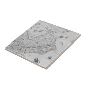 Karte von neuem Frankreich oder von Kanada Fliese (Seite)