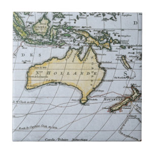 Karte von neuem Holland Fliese