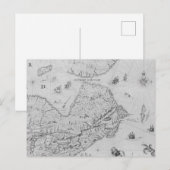 Karte von Neufrankreich oder Kanada (Vorne/Hinten)