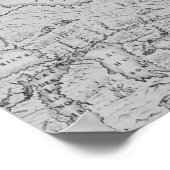 Karte von Neufrankreich oder Kanada Poster (Ecke)