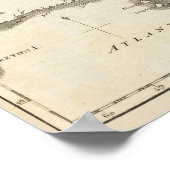 Karte von Neufundland Poster (Ecke)