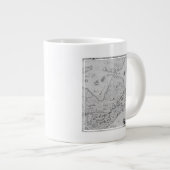 Karte von New France oder Kanada Jumbo-Tasse (Vorderseite Rechts)