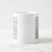 Karte von New France oder Kanada Jumbo-Tasse (Vorderseite)