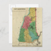 Karte von New Hampshire (Vorne/Hinten)