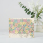 Karte von New Jersey und Pennsylvania (Stehend Vorderseite)