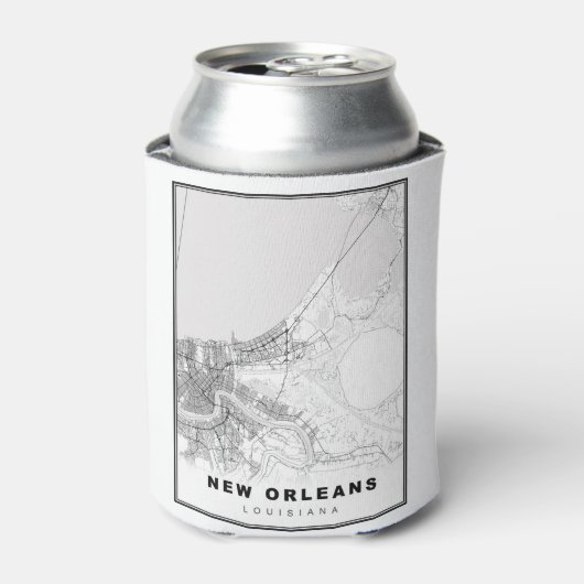 Karte von New Orleans Dosenkühler (Kanne Vorderseite)
