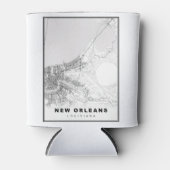 Karte von New Orleans Dosenkühler (Vorderseite)