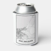 Karte von New Orleans Dosenkühler (Kanne Rückseite)