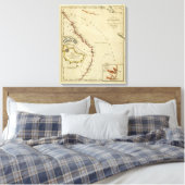 Karte von New South Wales Leinwanddruck (Insitu (Schlafzimmer))