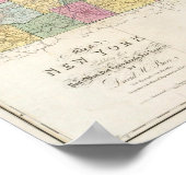 Karte von New York Poster (Ecke)