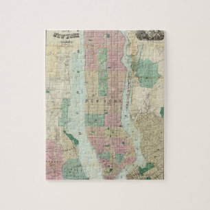 Karte von New York und Vicinity Puzzle