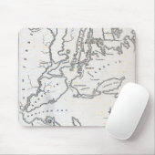 Karte von New York und von Nähe Mousepad (Mit Mouse)