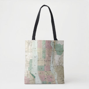 Karte von New York und von Nähe Tasche