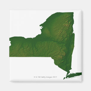 Karte von New- YorkStaat Magnet