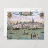 Karte von Nijmegen, von "Civitates Orbis Terrarum" (Vorne/Hinten)