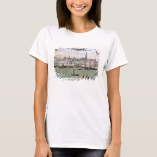 Karte von Nijmegen, von "Civitates Orbis Terrarum" T-Shirt