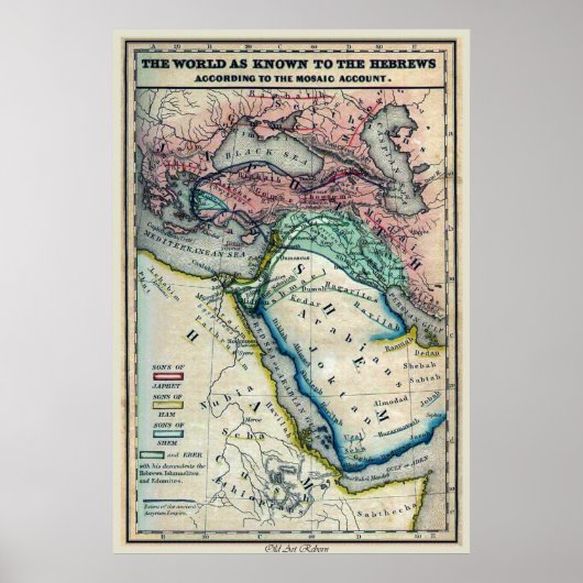 Karte von "Noah's World" Poster (Vorne)