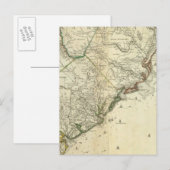 Karte von Nord- und Süd-Carolina (Vorne/Hinten)