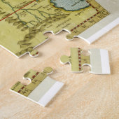 Karte von Nordafrika, c.1580s (farbiger Stich) Puzzle (Seite)