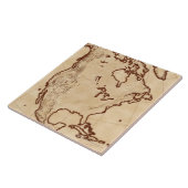 Karte von Nordamerika 2 Fliese (Seite)