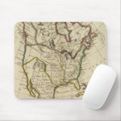 Karte von Nordamerika 2 Mousepad (Mit Mouse)