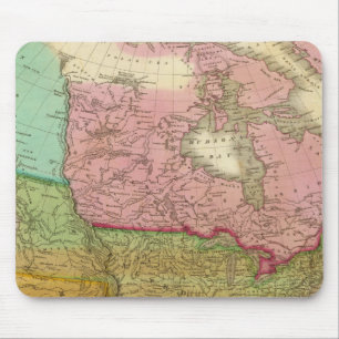 Karte von Nordamerika 3 Mousepad