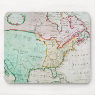 Karte von Nordamerika Mousepad