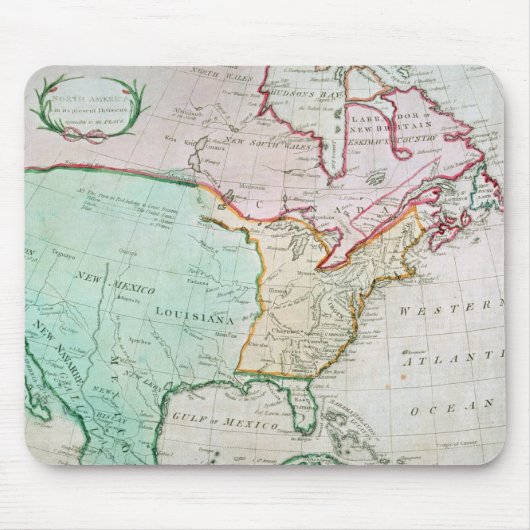 Karte von Nordamerika Mousepad (Vorne)