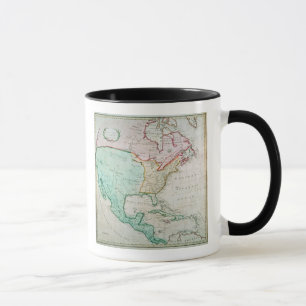 Karte von Nordamerika Tasse