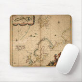 Karte von Nordeuropa Mousepad (Mit Mouse)
