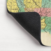 Karte von North Carolina Mousepad (Ecke)