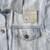 Karte von Nouvelle-Frankreich 1699 Button (Beispiel)