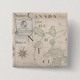 Karte von Nouvelle-Frankreich 1699 Button