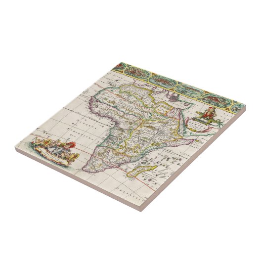 Karte von Nova Afrika Afrikas | Fliese (Seite)