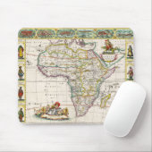 Karte von Nova Afrika Afrikas | Mousepad (Mit Mouse)