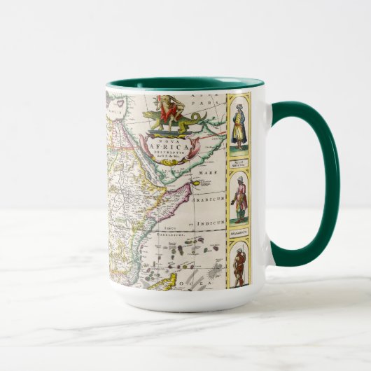 Karte von Nova Afrika Afrikas | Tasse (Rechts)