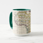 Karte von Nova Afrika Afrikas | Tasse (Vorderseite Links)