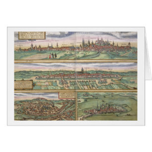Karte von Nürnberg, von Ulm und von Saltzburg, vo