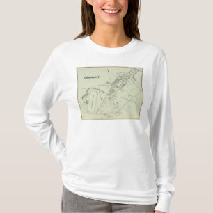 Karte von Oceanport, NJ T-Shirt