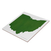Karte von Ohio Fliese (Seite)