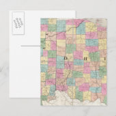 Karte von Ohio und Indiana (Vorne/Hinten)